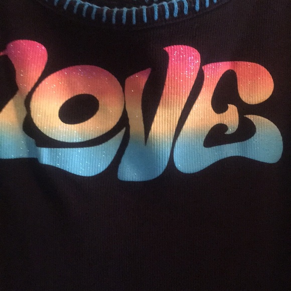 Groovy Knit 1970s LOVE Tank - Picture 3 of 5